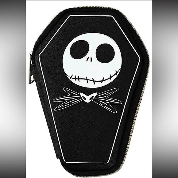 Nightmare before Christmas Jack Coffin Coin Pouch - Picture 1 of 6